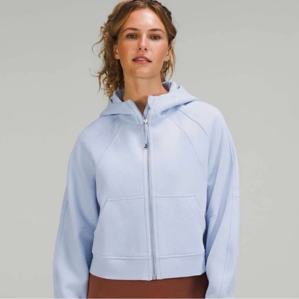 Lululemon Sky Blue Zip-Up Hoodie